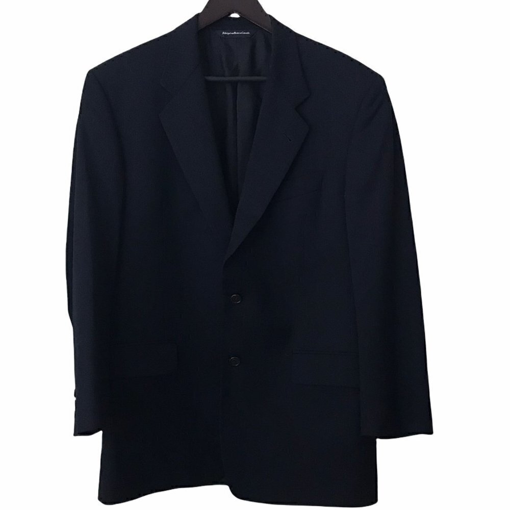 NWOT -Macy's Men's Store - Club Room by Charter Club Two Button Silk/Wool Jacket